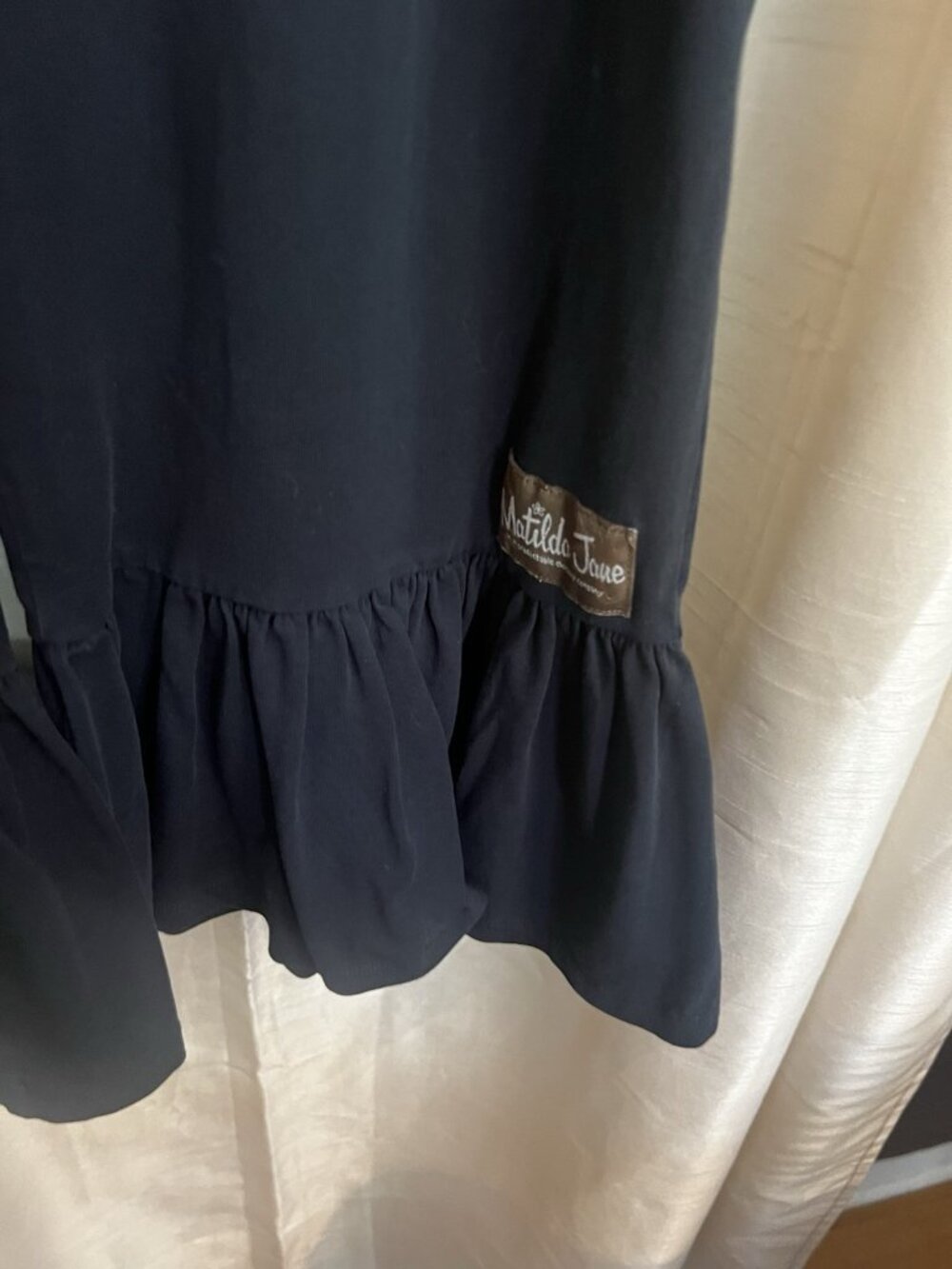 Lot 3 Matilda Jane Big Ruffle Pants Women’s size M Black Grey Blue.    Mm - Picture 8 of 9